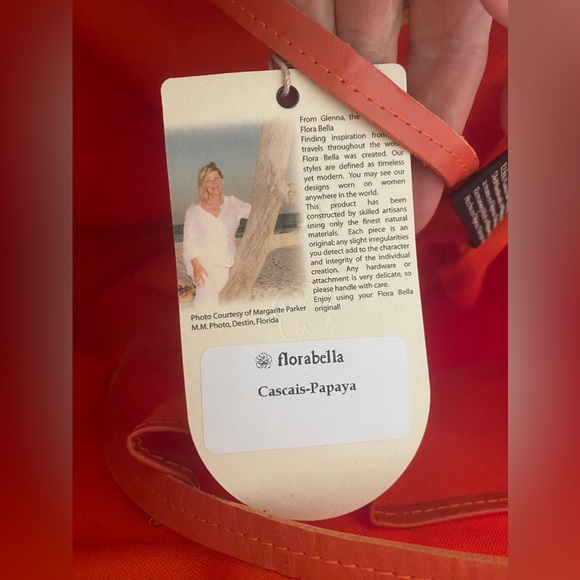 Flora Bella Cascais-Papaya
Leather Large Bag Brand New - Picture 11 of 11